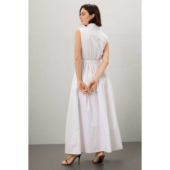 Rosetta Getty x RTR White Buttoned Dress - Picture 2 of 5
